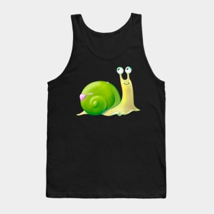 Cute Snail Tank Top